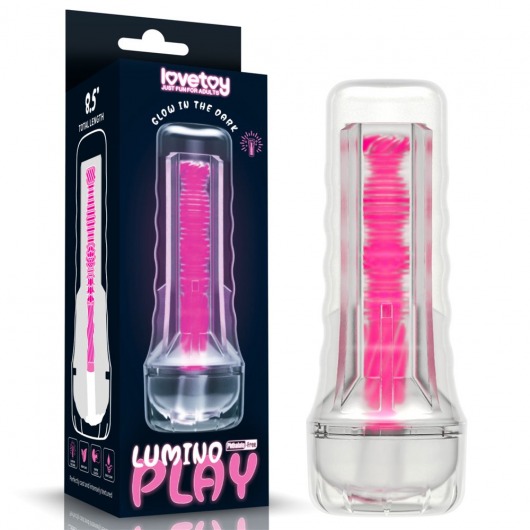 Светящийся в темноте мастурбатор 8.5 Lumino Play Masturbator - Lovetoy - в Армавире купить с доставкой