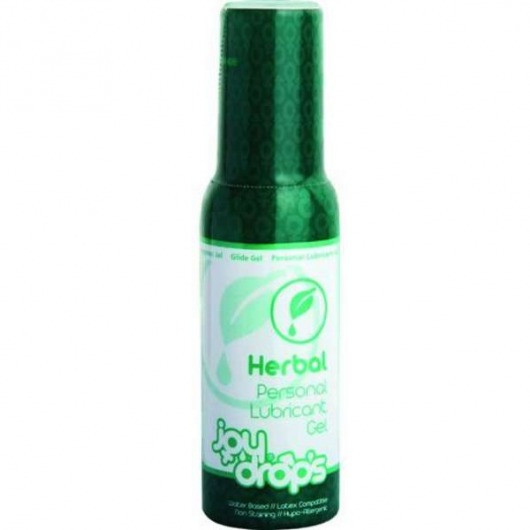 Смазка на водной основе JoyDrops Herbal - 100 мл. - JoyDrops - купить с доставкой в Армавире