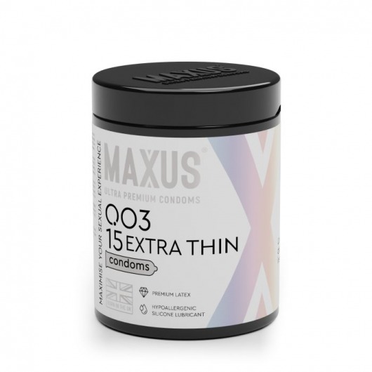 Экстремально тонкие презервативы MAXUS 003 Extra Thin - 15 шт. - Maxus - купить с доставкой в Армавире