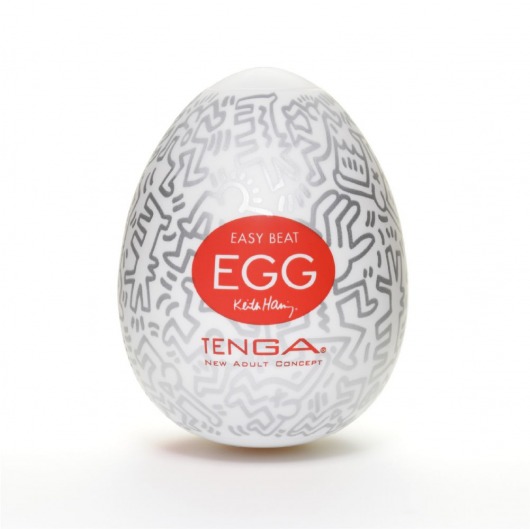 Мастурбатор-яйцо Keith Haring EGG PARTY - Tenga - в Армавире купить с доставкой