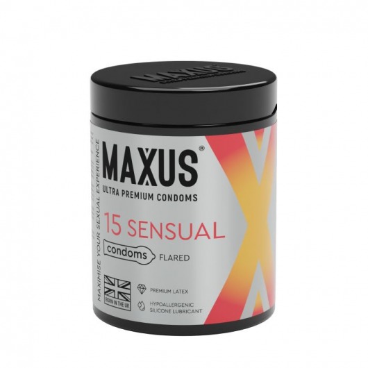 Анатомические презервативы MAXUS Sensual - 15 шт. - Maxus - купить с доставкой в Армавире