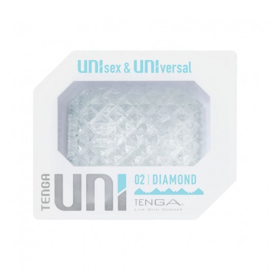 Прозрачный мастурбатор-стимулятор Tenga Uni Diamond - Tenga - в Армавире купить с доставкой