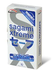 Презервативы Sagami Xtreme Ultrasafe с двойным количеством смазки - 10 шт. - Sagami - купить с доставкой в Армавире