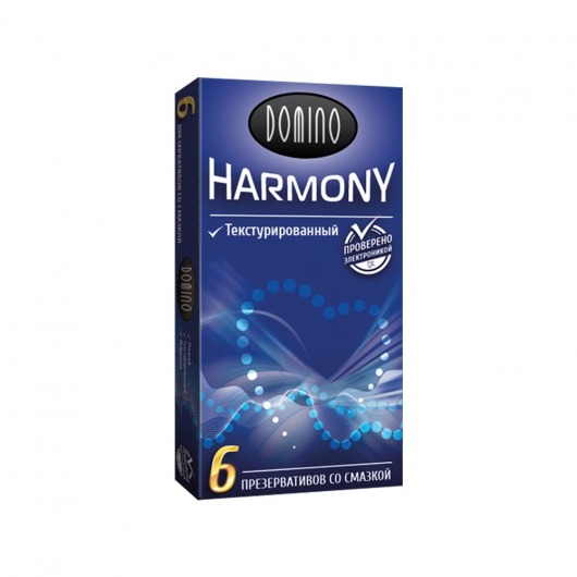 Текстурированные презервативы Domino Harmony - 6 шт. - Domino - купить с доставкой в Армавире