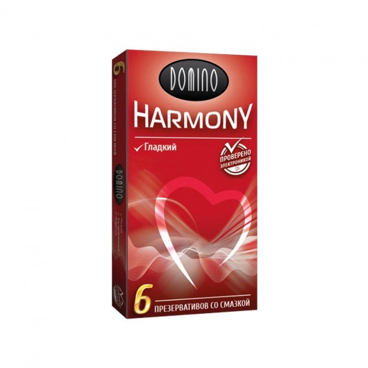 Гладкие презервативы Domino Harmony - 6 шт. - Domino - купить с доставкой в Армавире