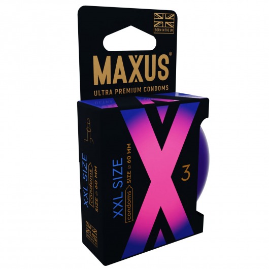Презервативы Maxus XXL увеличенного размера - 3 шт. - Maxus - купить с доставкой в Армавире