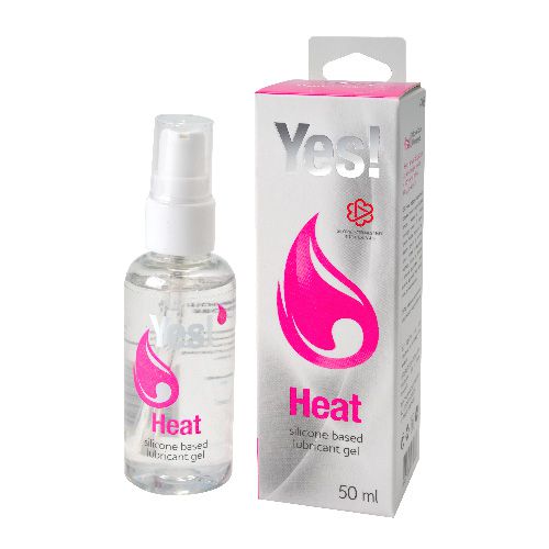 Возбуждающая силиконовая вагинальная смазка Yes Heat - 50 мл. - Sitabella - купить с доставкой в Армавире