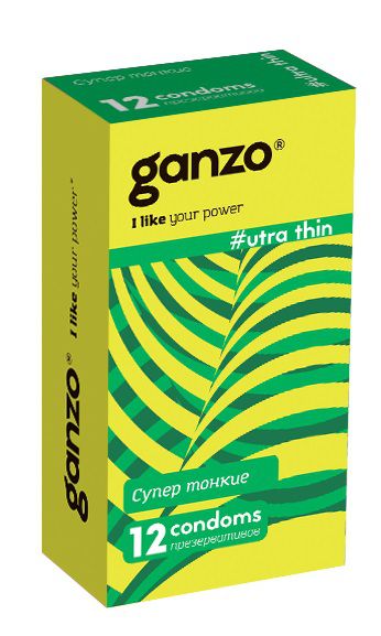 Ультратонкие презервативы Ganzo Ultra thin - 12 шт. - Ganzo - купить с доставкой в Армавире