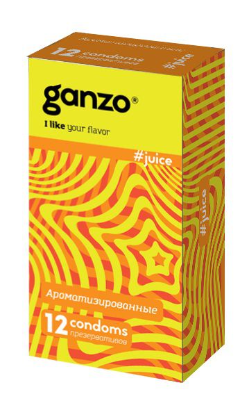 Ароматизированные презервативы Ganzo Juice - 12 шт. - Ganzo - купить с доставкой в Армавире