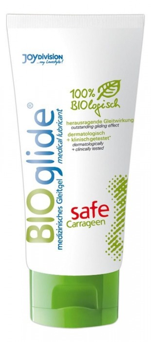 Гель-лубрикант на водной основе BIOglide safe Carrageen - 100 мл. - Joy Division - купить с доставкой в Армавире