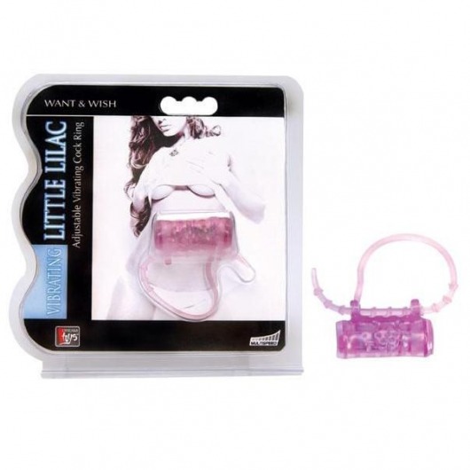 Эрекционное кольцо с вибратором LITTLE LILAC - Dream Toys - в Армавире купить с доставкой