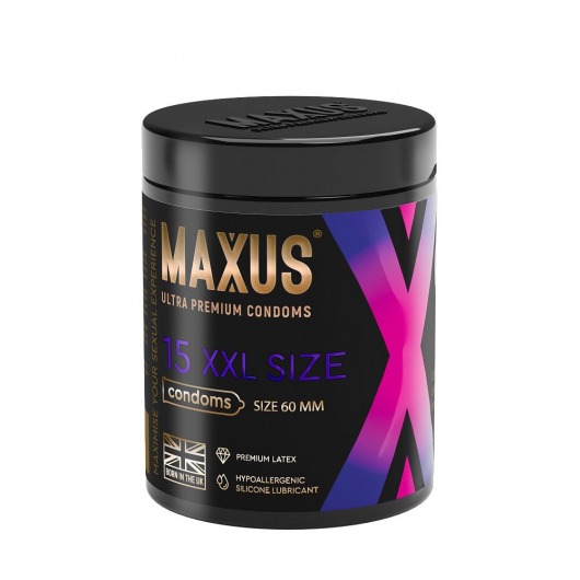 Презервативы увеличенного размера Maxus XXL - 15 шт. - Maxus - купить с доставкой в Армавире