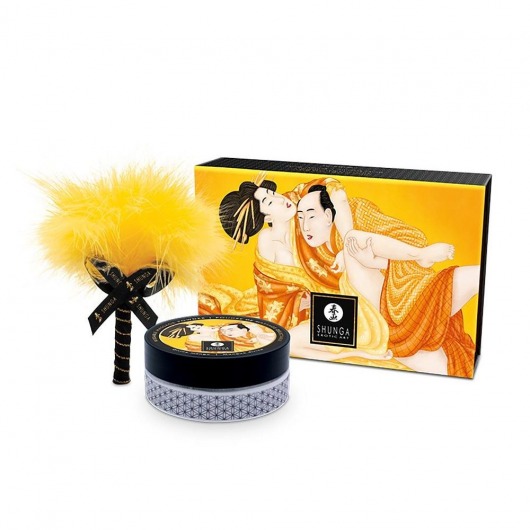 Массажная пудра с ароматом манго Luscious Mango - Shunga - купить с доставкой в Армавире