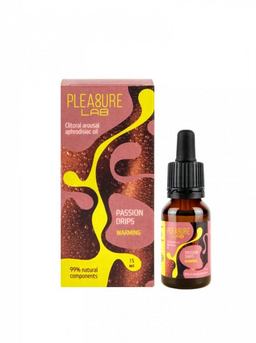 Капли с согревающим эффектом Passion Drips Warming - 15 мл. - Pleasure Lab - купить с доставкой в Армавире