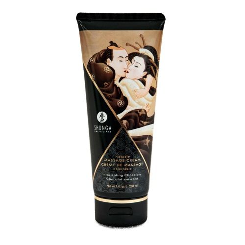 Массажный крем для тела с ароматом шоколада Intoxicating Chocolate - 200 мл. - Shunga - купить с доставкой в Армавире