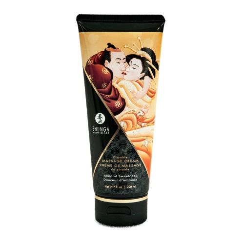 Массажный крем для тела с ароматом миндаля Almond Sweetness - 200 мл. - Shunga - купить с доставкой в Армавире
