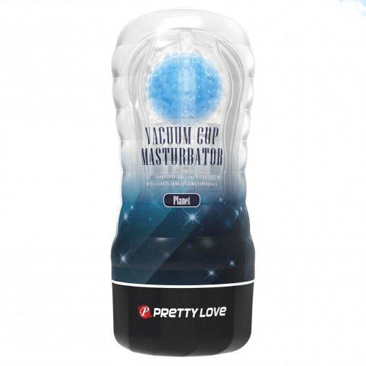 Прозрачный текстурированный мастурбатор Vacuum Cup Masturbator Planet - Baile - в Армавире купить с доставкой