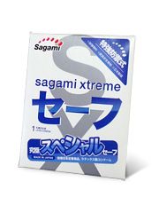 Презерватив Sagami Xtreme Ultrasafe с двойным количеством смазки - 1 шт. - Sagami - купить с доставкой в Армавире