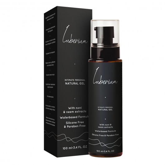 Интимный гель на водной основе с экстрактами нони и нима Luberium Natural Gel - 100 мл. - Luberium - купить с доставкой в Армавире