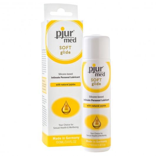 Силиконовый лубрикант с жожоба pjur MED Soft glide - 100 мл. - Pjur - купить с доставкой в Армавире