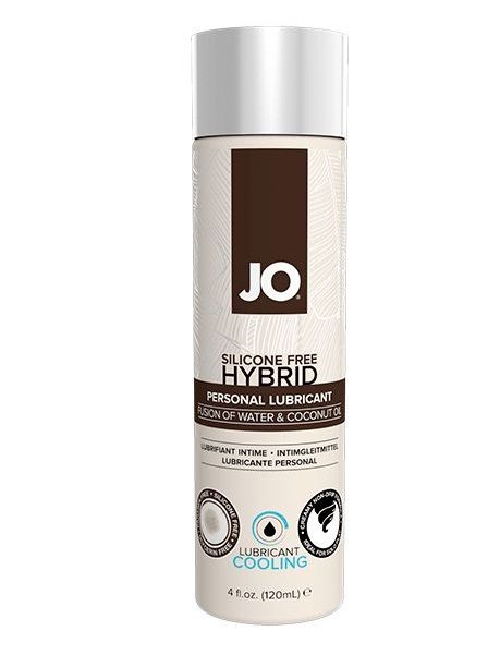 Водно-масляный лубрикант с охлаждающим эффектом JO Silicon free Hybrid Lubricant COOLING - 120 мл. - System JO - купить с доставкой в Армавире