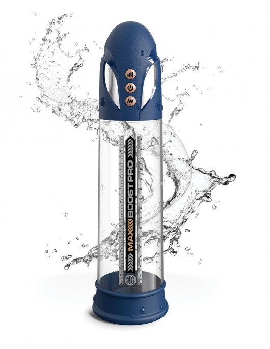 Синяя вакуумная автоматическая помпа Max Boost Pro Flow - Pipedream - в Армавире купить с доставкой