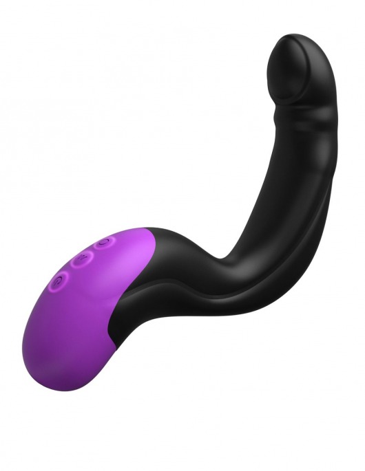 Черно-фиолетовый вибромассажёр простаты Hyper-Pulse P-Spot Massager - Pipedream - в Армавире купить с доставкой
