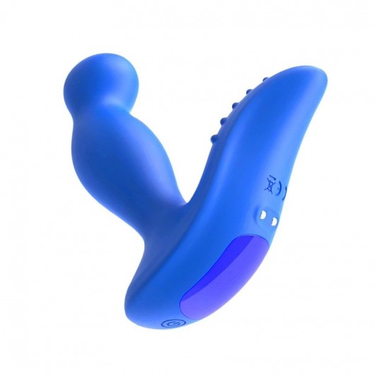Синий вибромассажер простаты 3,5’’ Remote Control P-spot Massager - 12,5 см. - Erokay - в Армавире купить с доставкой