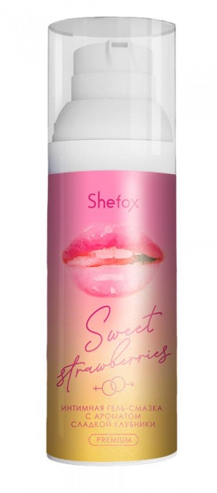 Интимная гель-смазка Shefox Premium «Сладкая клубника» - 50 мл. - Shefox - купить с доставкой в Армавире