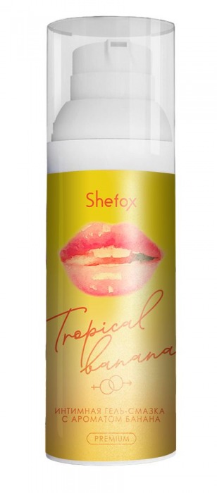 Интимная гель-смазка Shefox Premium «Тропический банан» - 50 мл. - Shefox - купить с доставкой в Армавире
