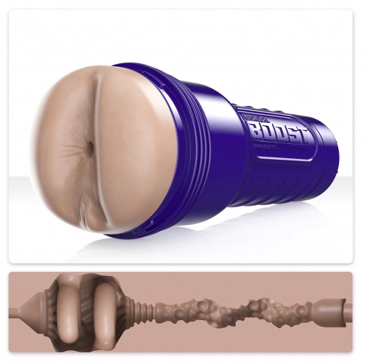 Телесный мастурбатор-анус Fleshlight Boost Blast Female - Fleshlight - в Армавире купить с доставкой