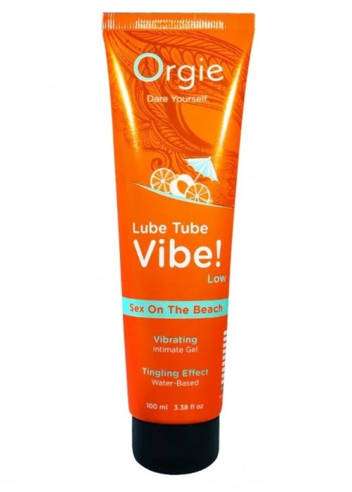 Гель с эффектом вибрации Lube Tube Vibe Low Sex On The Beach - 100 мл. - ORGIE - купить с доставкой в Армавире