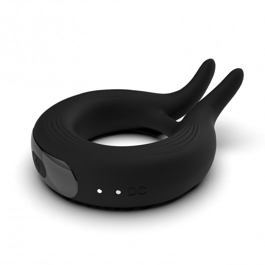 Черное эрекционное кольцо Marry Me Rechargeable Vibrating Cockring - Adrien Lastic - в Армавире купить с доставкой