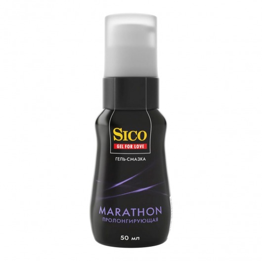 Пролонгирующая гель-смазка Sico Marathon - 50 мл. - Sico - купить с доставкой в Армавире