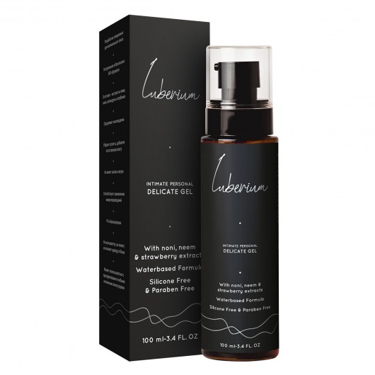 Интимный гель с экстрактами нони, нима и клубники Luberium Delicate Waterbased - 100 мл. - Luberium - купить с доставкой в Армавире
