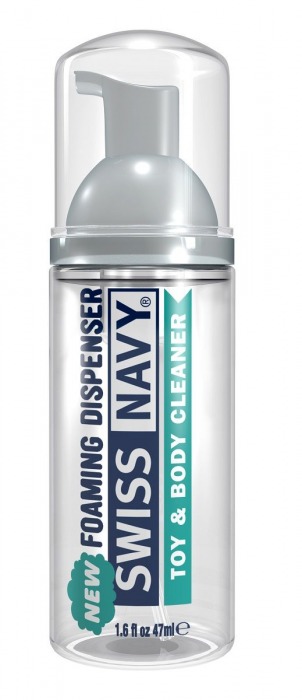 Очищающая пенка для игрушек и тела Toy   Body Cleaner Foamer - 47 мл. - Swiss navy - купить с доставкой в Армавире