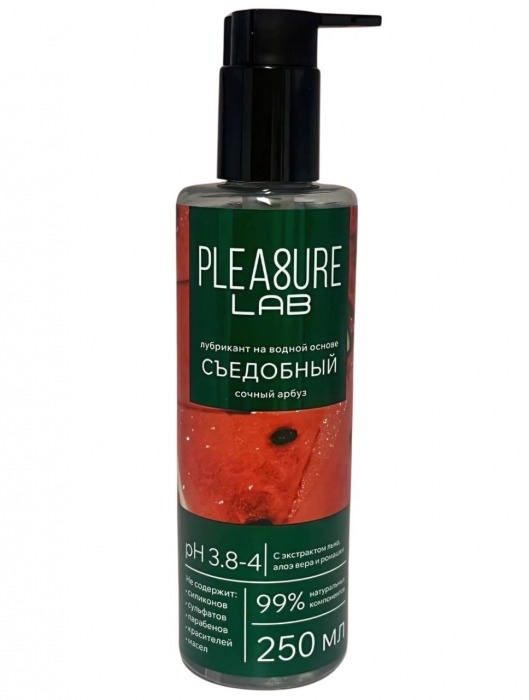Лубрикант на водной основе Pleasure Lab с ароматом арбуза - 250 мл. - Pleasure Lab - купить с доставкой в Армавире