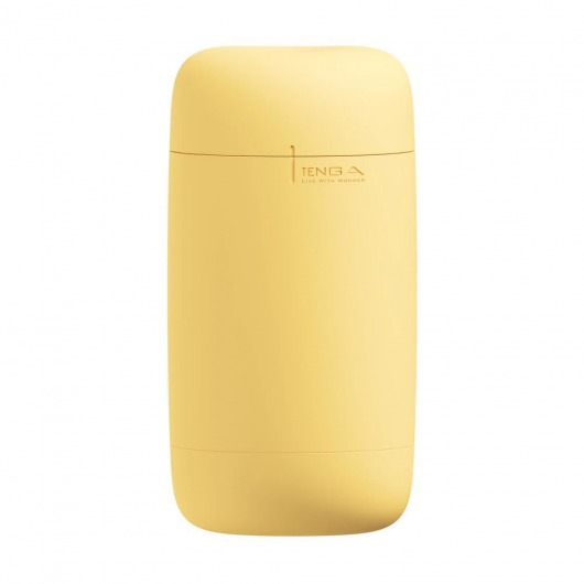 Желтый мастурбатор Tenga Puffy - Tenga - в Армавире купить с доставкой