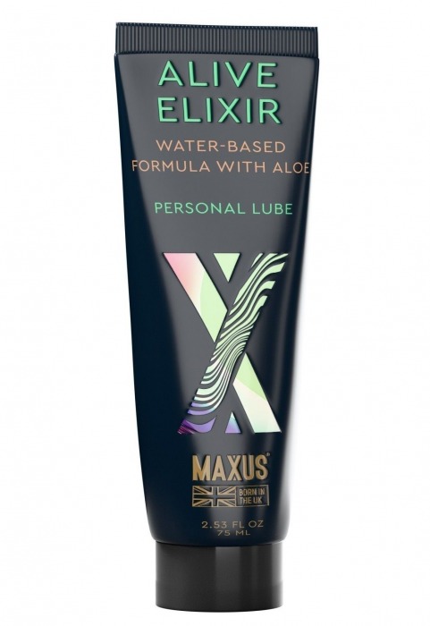 Интимный гель на водной основе MAXUS Alive Elixir - 75 мл. - Maxus - купить с доставкой в Армавире