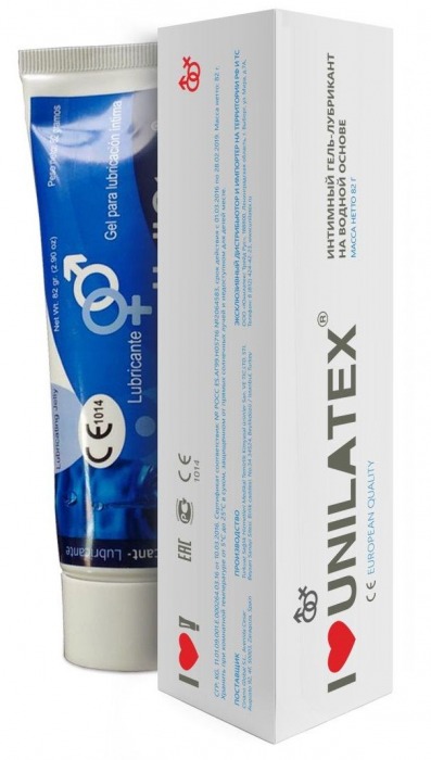 Лубрикант на водной основе Unilatex Gel - 80 мл. - Unilatex - купить с доставкой в Армавире