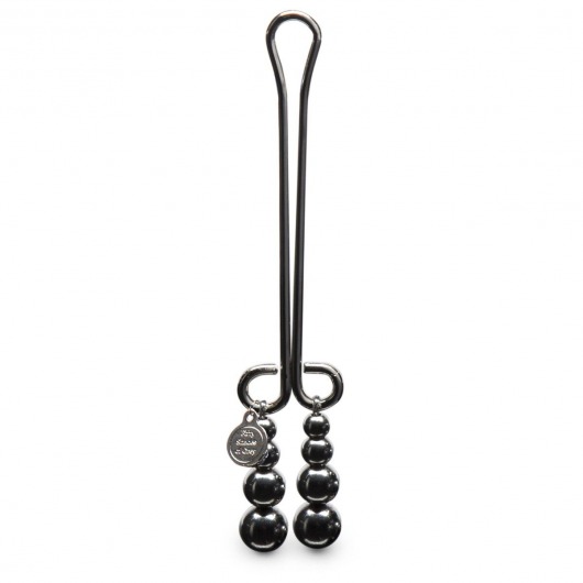 Зажим для клитора с бусинами Just Sensation Beaded Clitoral Clamp - Fifty Shades of Grey - купить с доставкой в Армавире
