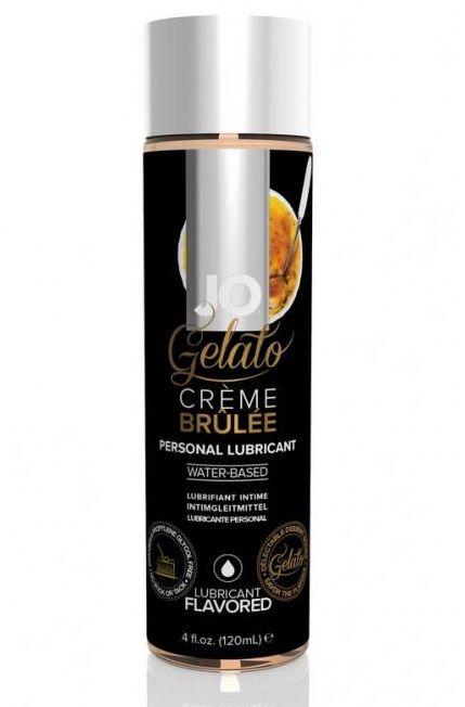 Лубрикант с ароматом крем-брюле JO GELATO CREME BRULEE - 120 мл. - System JO - купить с доставкой в Армавире