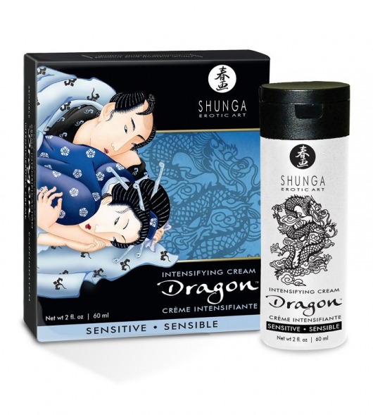Интимный мужской крем SHUNGA DRAGON SENSITIVE - 60 мл. - Shunga - купить с доставкой в Армавире