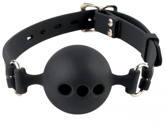 Силиконовый кляп-шар с отверстиями для дыхания Silicone Breathable Ball Gag Small - Pipedream - купить с доставкой в Армавире