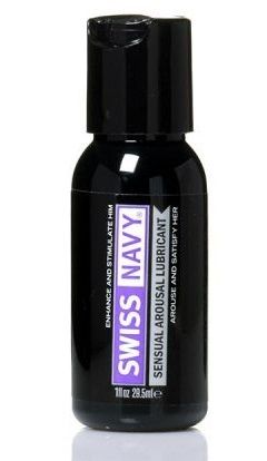 Возбуждающий гель-лубрикант на водной основе Sensual Arousal Lubricant  - 29,5 мл. - Swiss navy - купить с доставкой в Армавире
