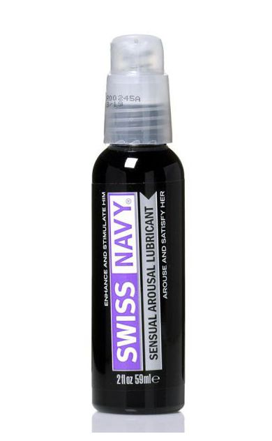 Возбуждающий гель-лубрикант на водной основе Sensual Arousal Lubricant - 59 мл. - Swiss navy - купить с доставкой в Армавире