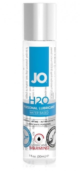 Возбуждающий лубрикант на водной основе JO Personal Lubricant H2O Warming - 30 мл. - System JO - купить с доставкой в Армавире