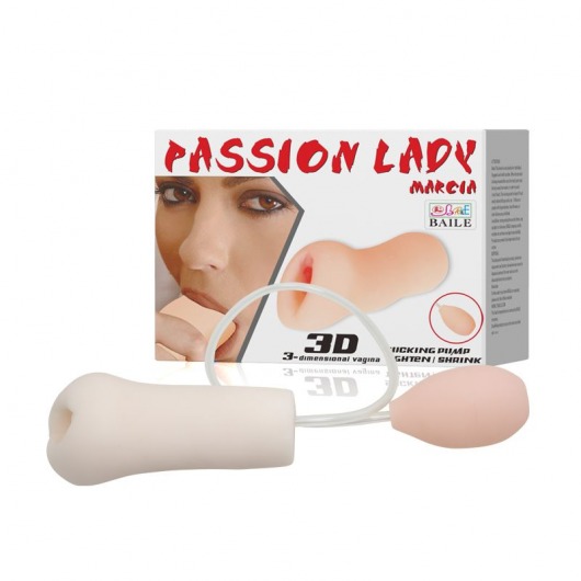 Мастурбатор Passion Lady Marcia с грушей для имитации посасывания - Baile - в Армавире купить с доставкой