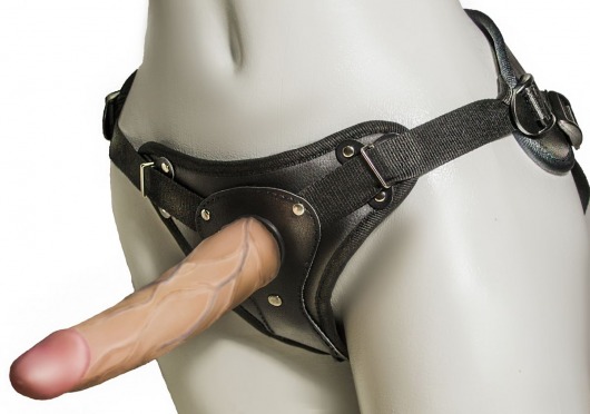 Женский страпон с вагинальной пробкой Woman Strap - 18 см. - LOVETOY (А-Полимер) - купить с доставкой в Армавире