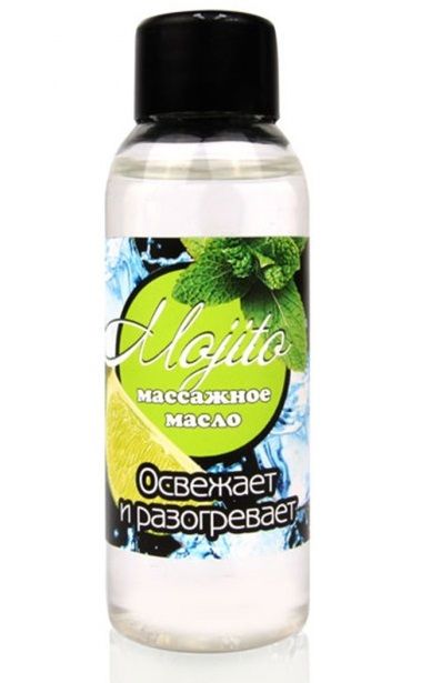 Массажное масло для тела Mojito с ароматом лайма - 50 мл. - Биоритм - купить с доставкой в Армавире